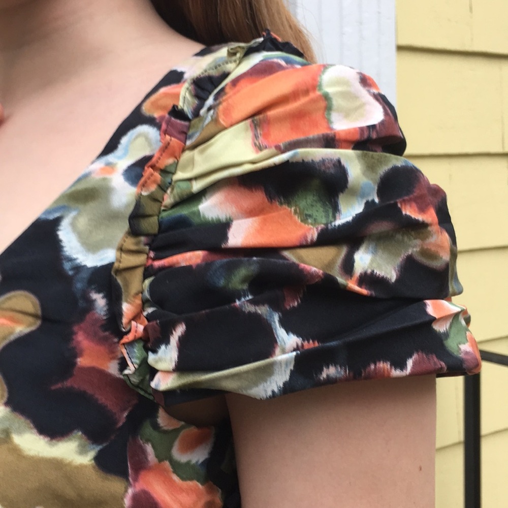Moulinette Soeurs Anthropologie watercolor dress - Picture 4 of 6